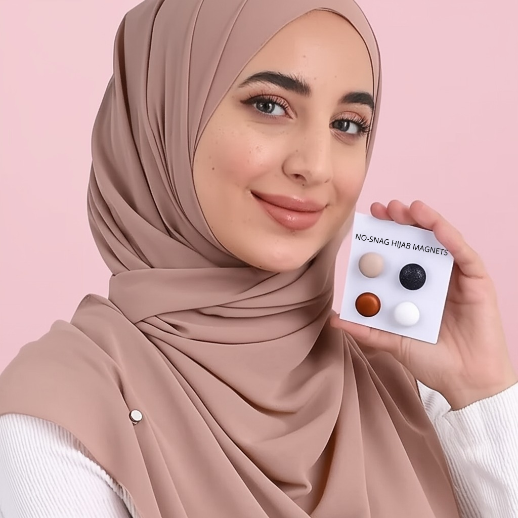 Magnetic Hijab Pins – Set of 4